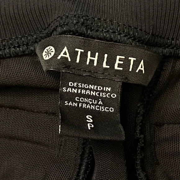 Athleta Black Venice High Rise Wide Leg Pants Size Small 2792 - Picture 7 of 11